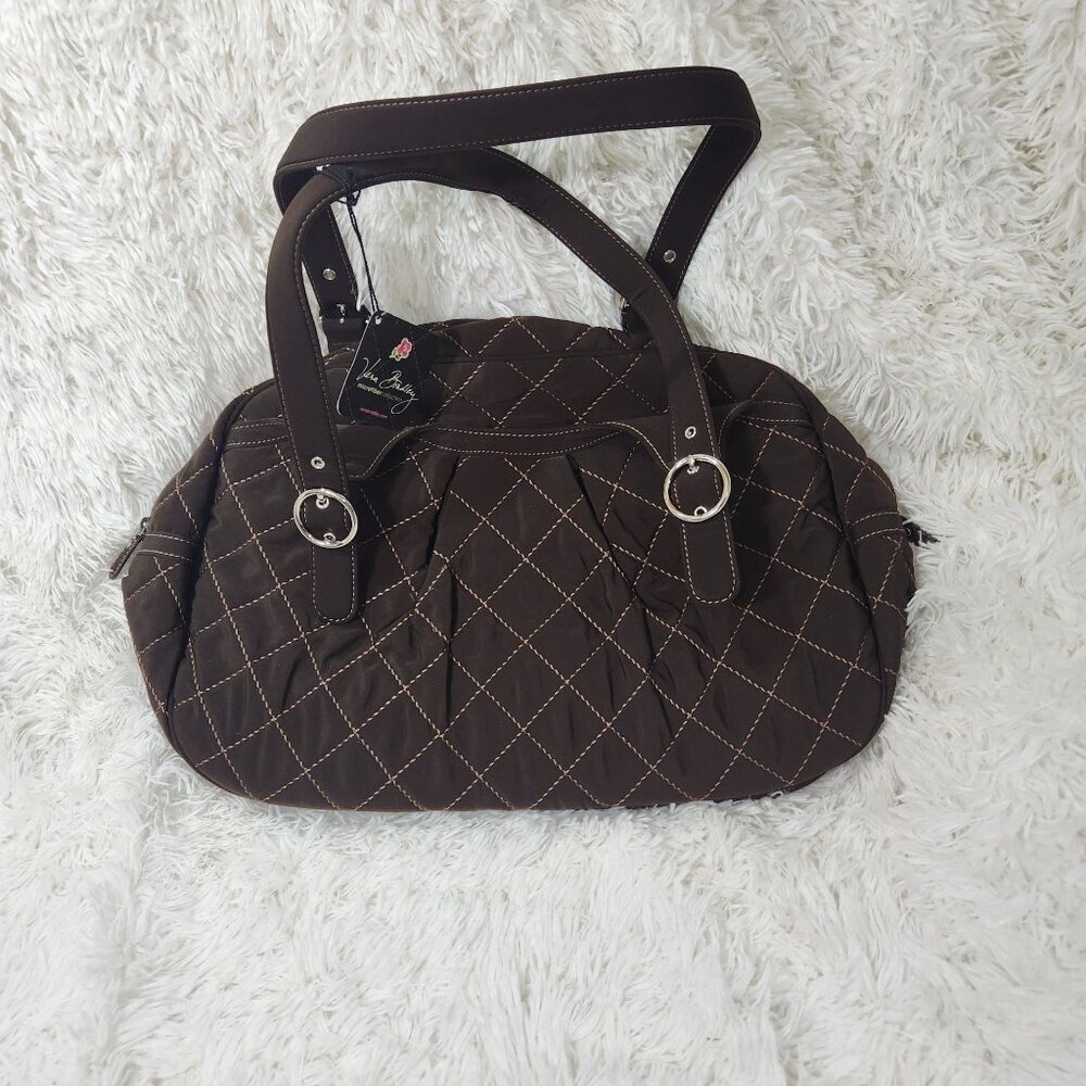 NWT Vera Bradley Espresso Oh Baby Diaper Bag
